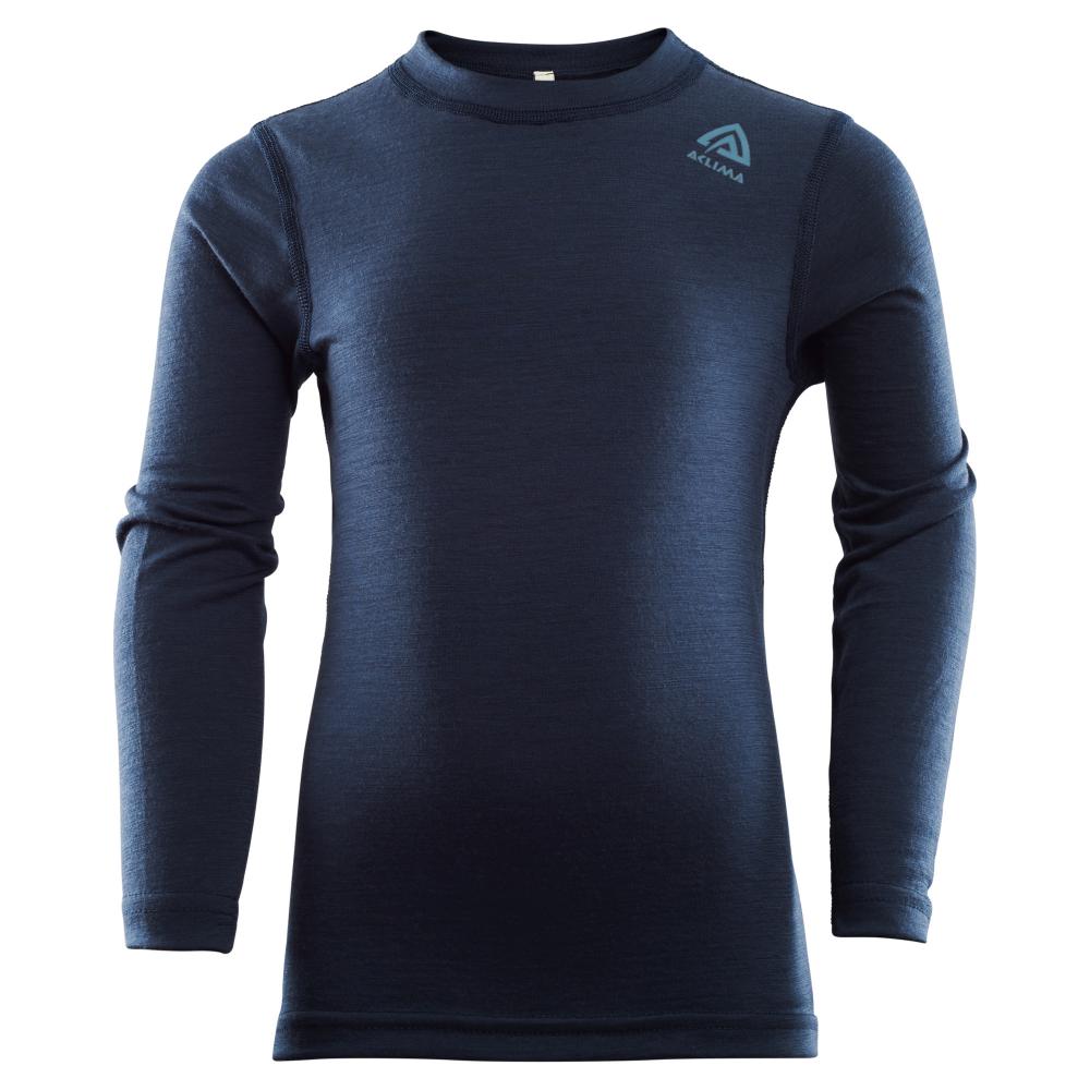 Aclima-LightWool-Crew-Neck-shirt,-Children-Navy-Blazer-103139-Nuten-Sport-3