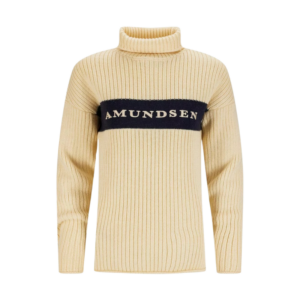 Amundsen Heroes Ski Turtle Neck Womens  Natural/Navy