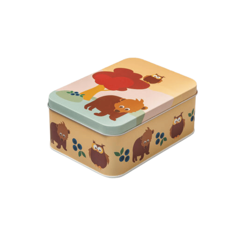 Blafre Blafre matboks - skog Gul