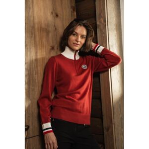 LES ARCS Les Arcs Elodie W Ski Polo Dark Rose