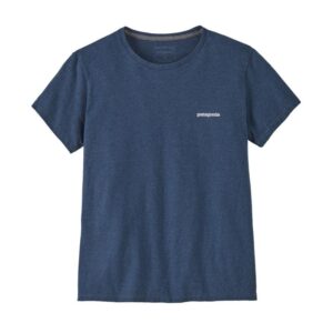 Patagonia W´S P-6 Logo Responsibili-Tee Utility Blue