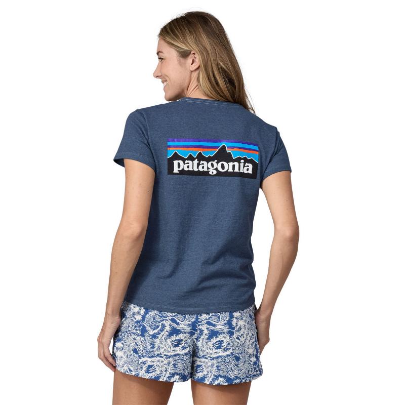 Patagonia W´S P-6 Logo Responsibili-Tee Utility Blue - Bilde 2