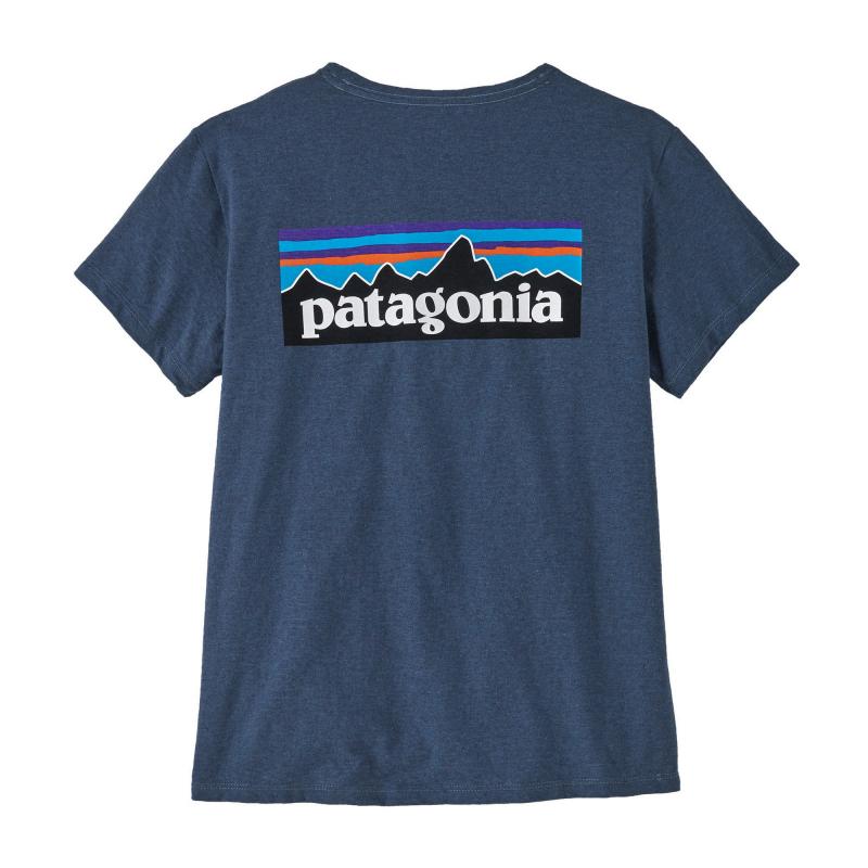 Patagonia W´S P-6 Logo Responsibili-Tee Utility Blue - Bilde 4