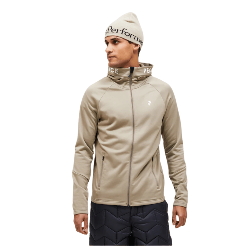 Peak Performance Peak Performance M Rider Zip Hood Avid Beige - Bilde 4