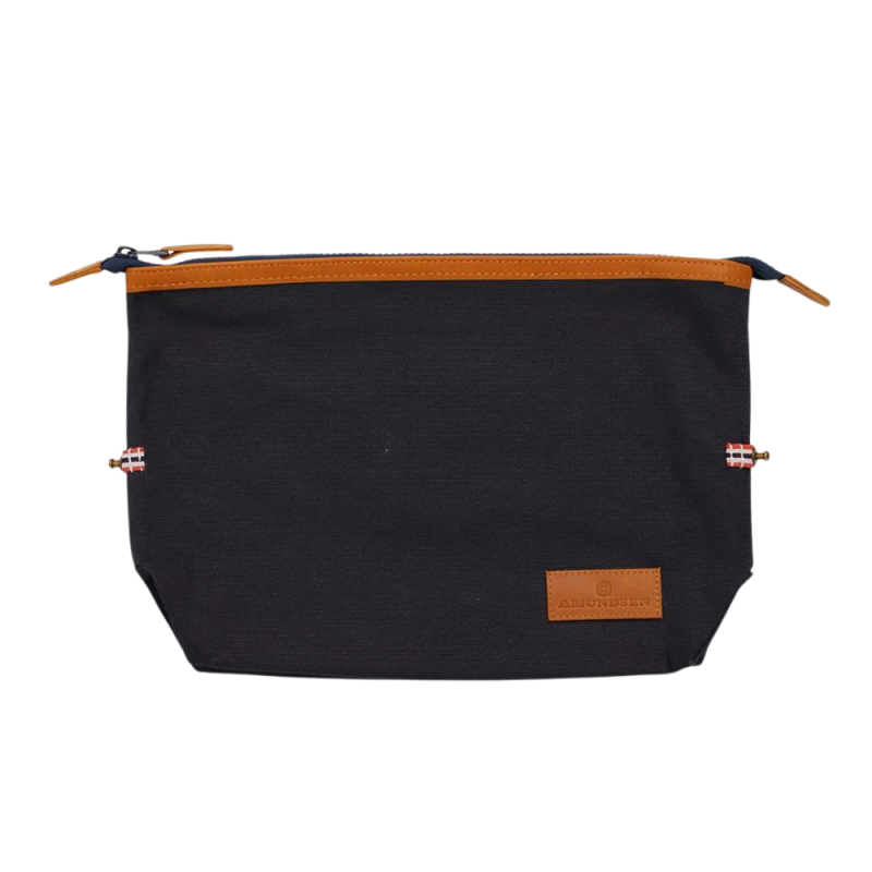 Amundsen Canvas Wash Bag Navy - Bilde 3