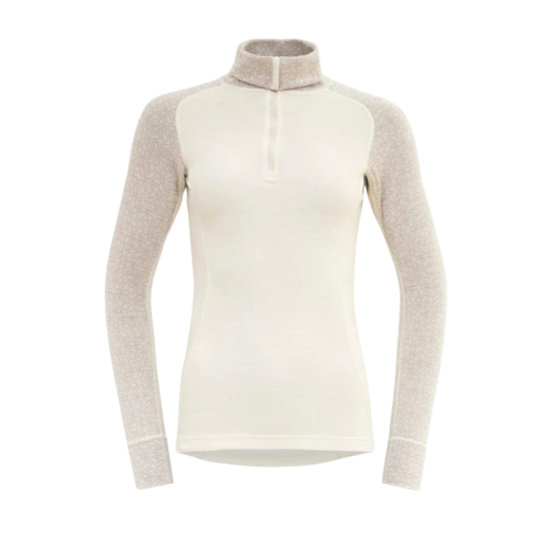 Devold Duo Active Merino 205 Z.Neck Wmn Raw White