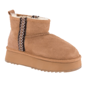 Lune 102 Korte Damestøvletter Chestnut w/Brown Chestnut w/brown