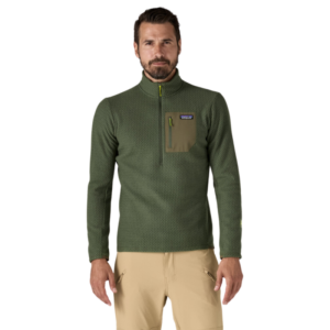 Patagonia R1 Air Zip Fleece Genser Herre Grønn