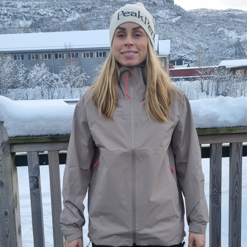 Peak Performance W Treeline Shell Jacket Avid Beige